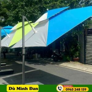 dù lệch tâm vuông che nghiêng